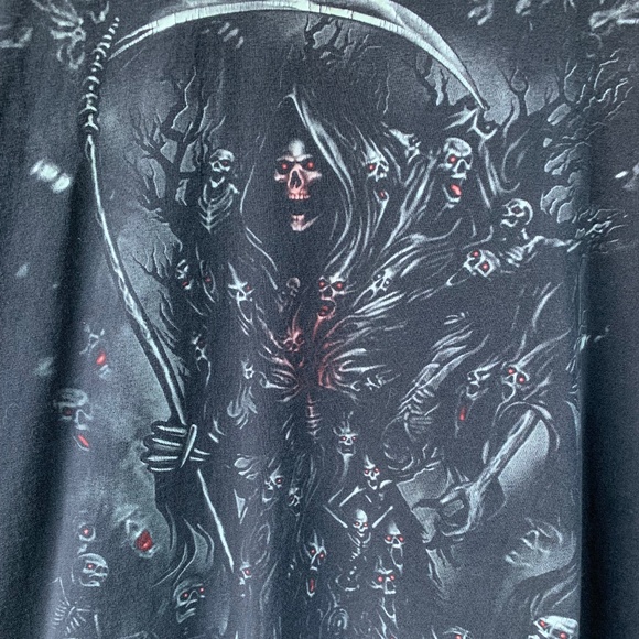 Vintage Skeleton Scythe Tee - Picture 3 of 8